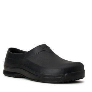 TredSafe Adult Unisex Caspian Slip Resistant Clogs M5/W7, Black